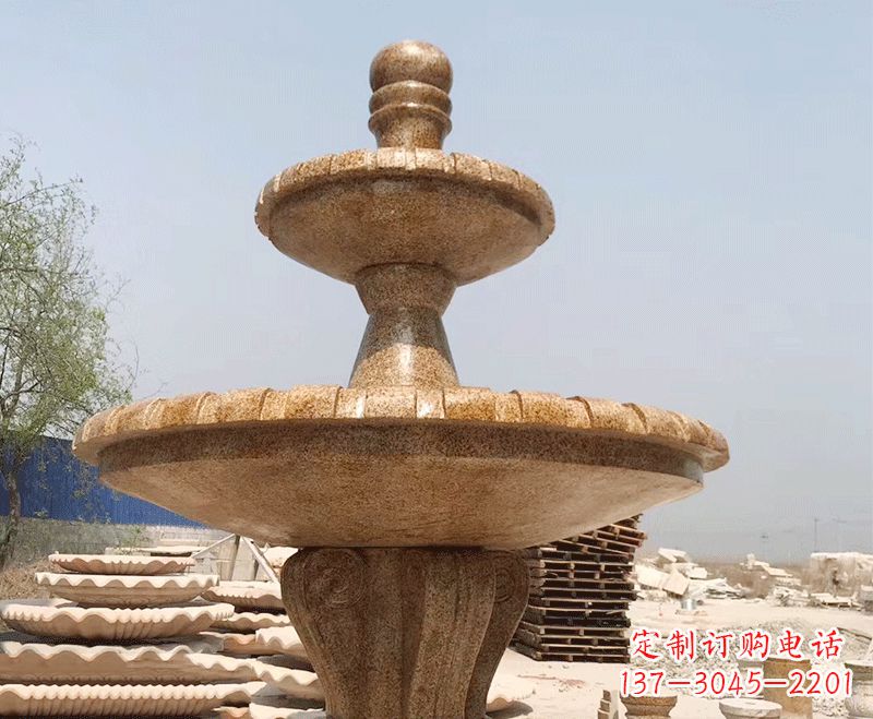 深圳中式石雕喷泉