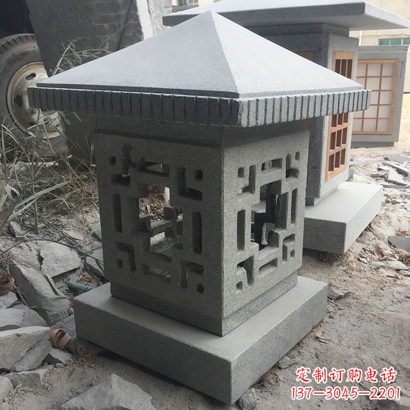 深圳中式现代石灯笼