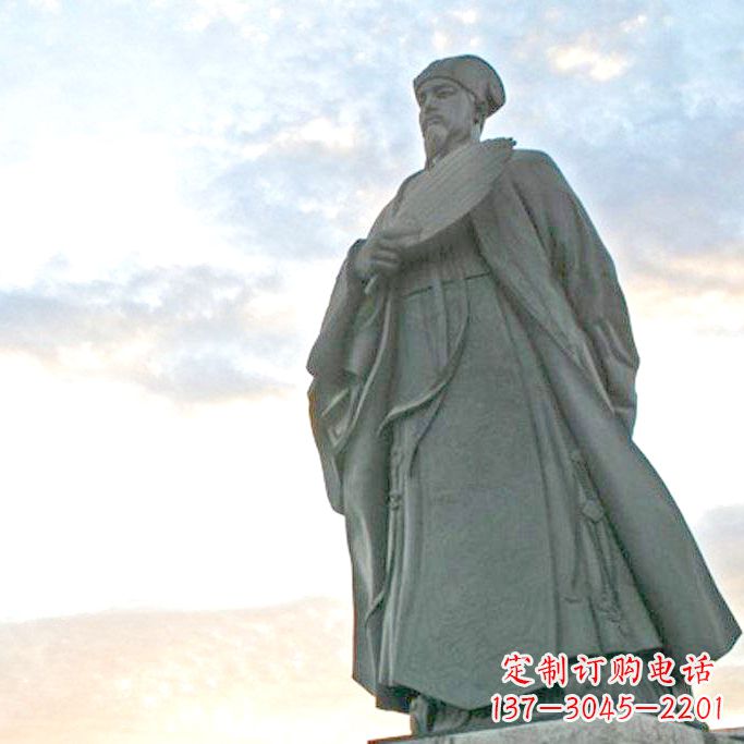 深圳诸葛亮雕塑-三国著名历史人物雕像