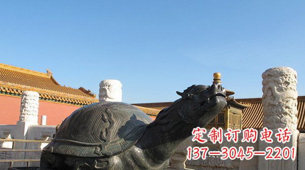 深圳铸铜龙龟寺庙神兽铜雕