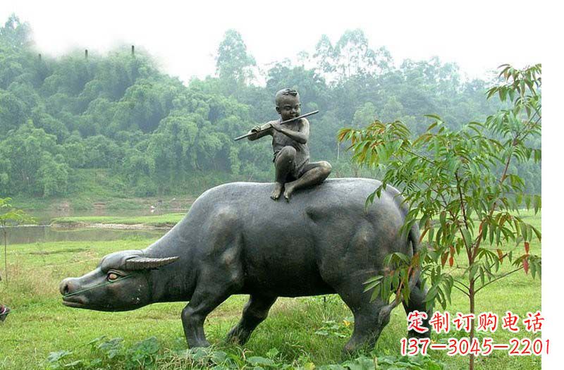 深圳铸铜牧童牛