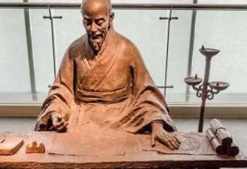 深圳祖冲之圆周率情景小品雕塑-中国古代数学家著名历史人物